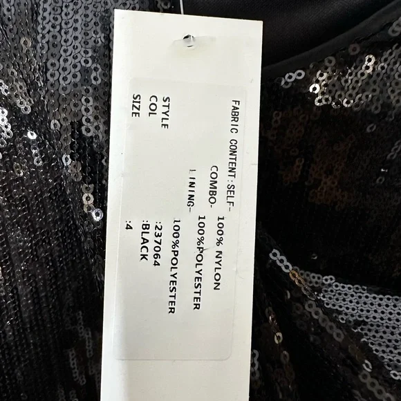 NWT Teri Jon by Rickie Freeman Sequin Short Dress - Picture 3 of 3